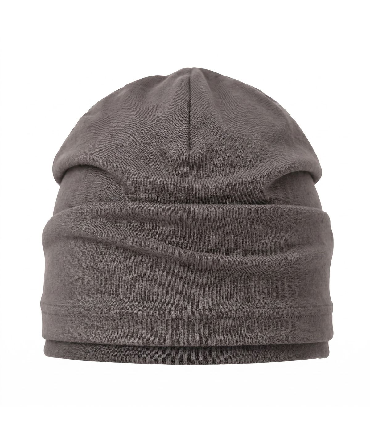 언더컨트롤(UNDERCONTROL) 겨울 롤업 이중 레이어드 슬러브 롱비니 남녀공용 모자 DOUBLE KNIT HAT / AG WOOL / DUSTY CHARCOAL
