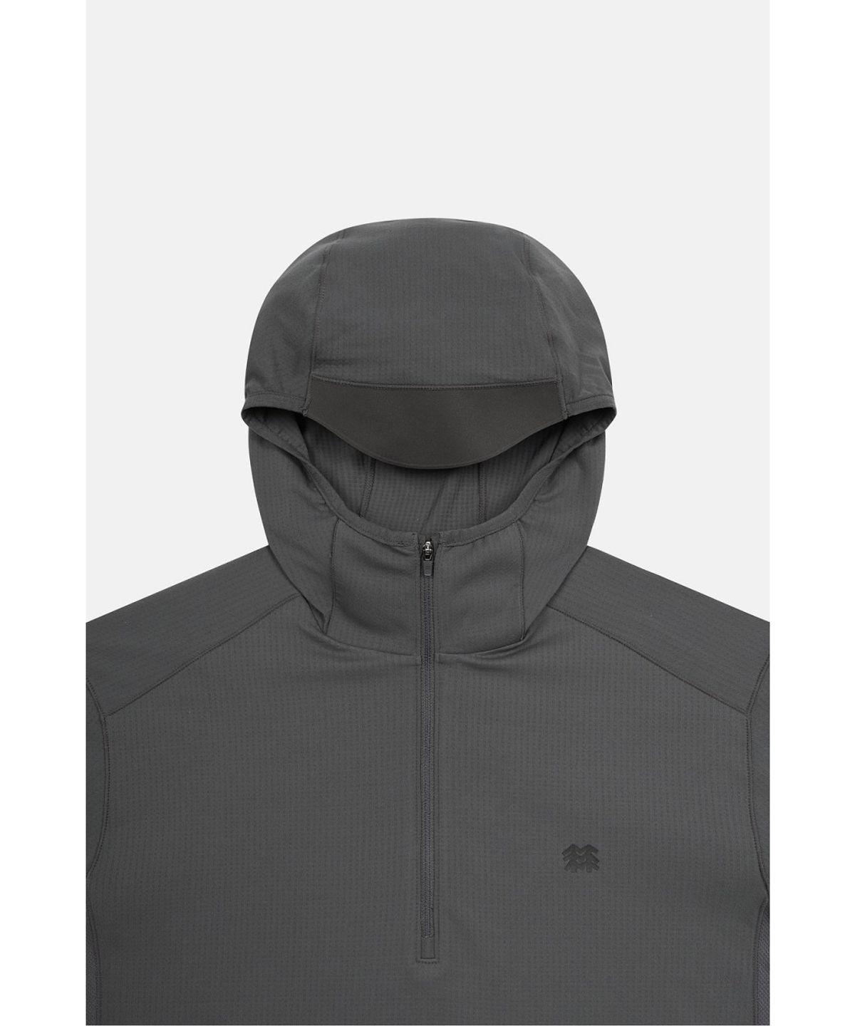 코오롱스포츠(KOLON SPORT) 남성 하이브리드 긴팔 후드 티셔츠 JWTBA26181DGY