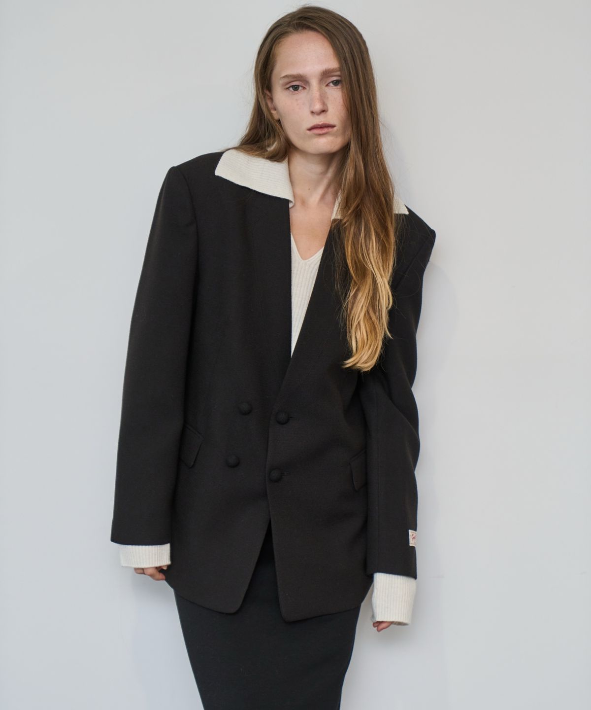 그리다제이(GRIDAJ) Soft V-Neck Collar Knit