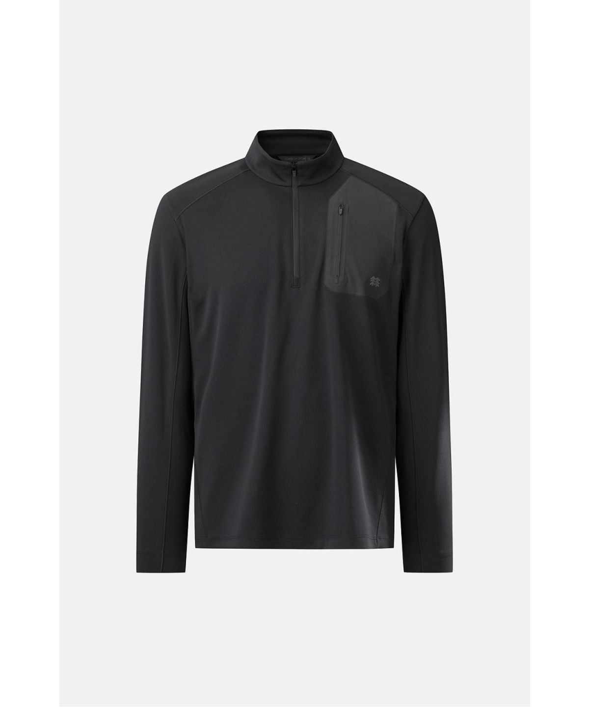 코오롱스포츠(KOLON SPORT) 남성 하이킹 긴팔 집업 티셔츠 JWTBA26101BLK