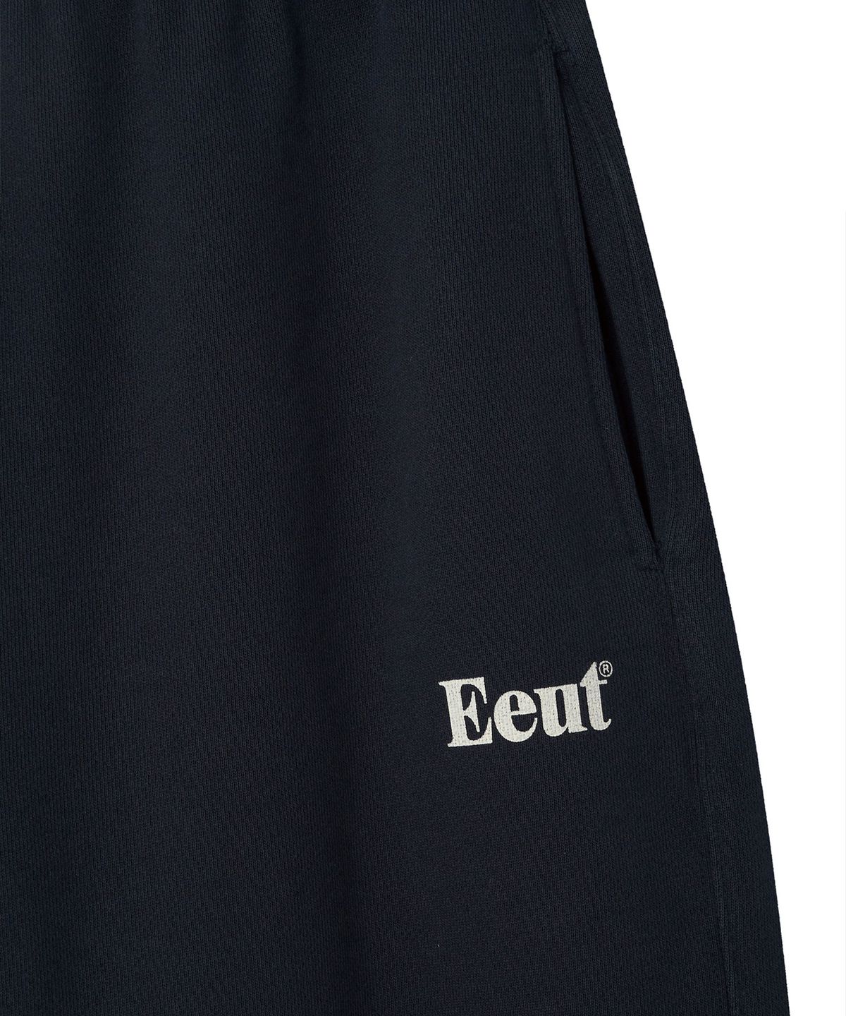 이우트(EEUT) EEUT BASIC WASHED SWEATPANTS / DARK NAVY