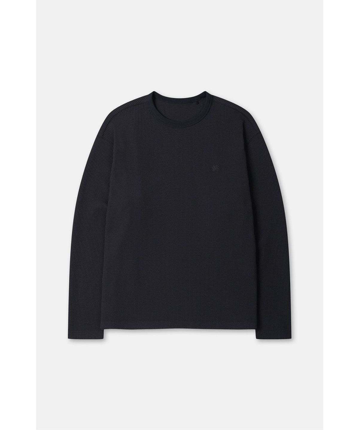 코오롱스포츠(KOLON SPORT) 남성 와플 라운드 티셔츠 TLTBW26601BLK