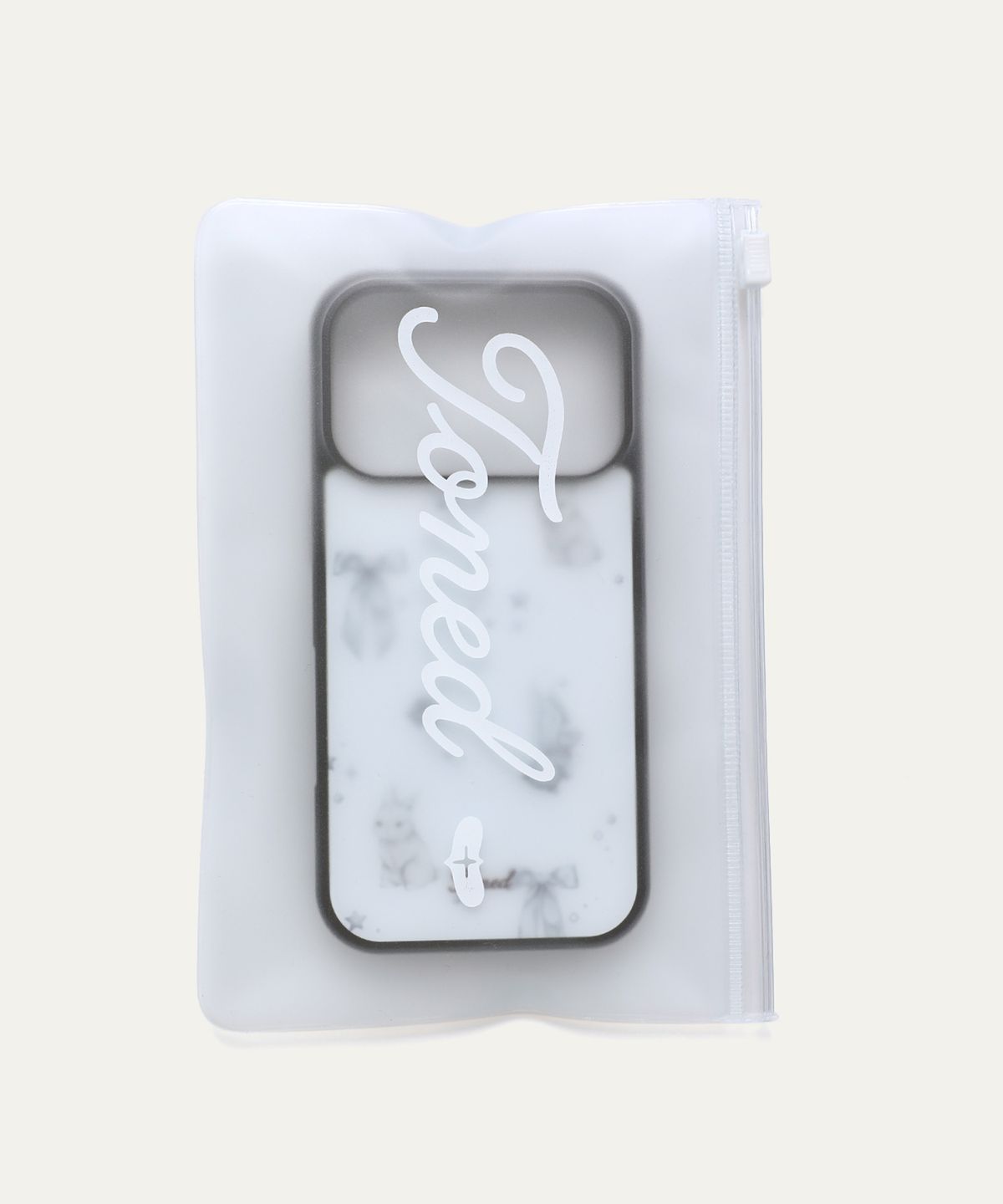 톤드(TONED) Angel bunnies iphone case (pure white)