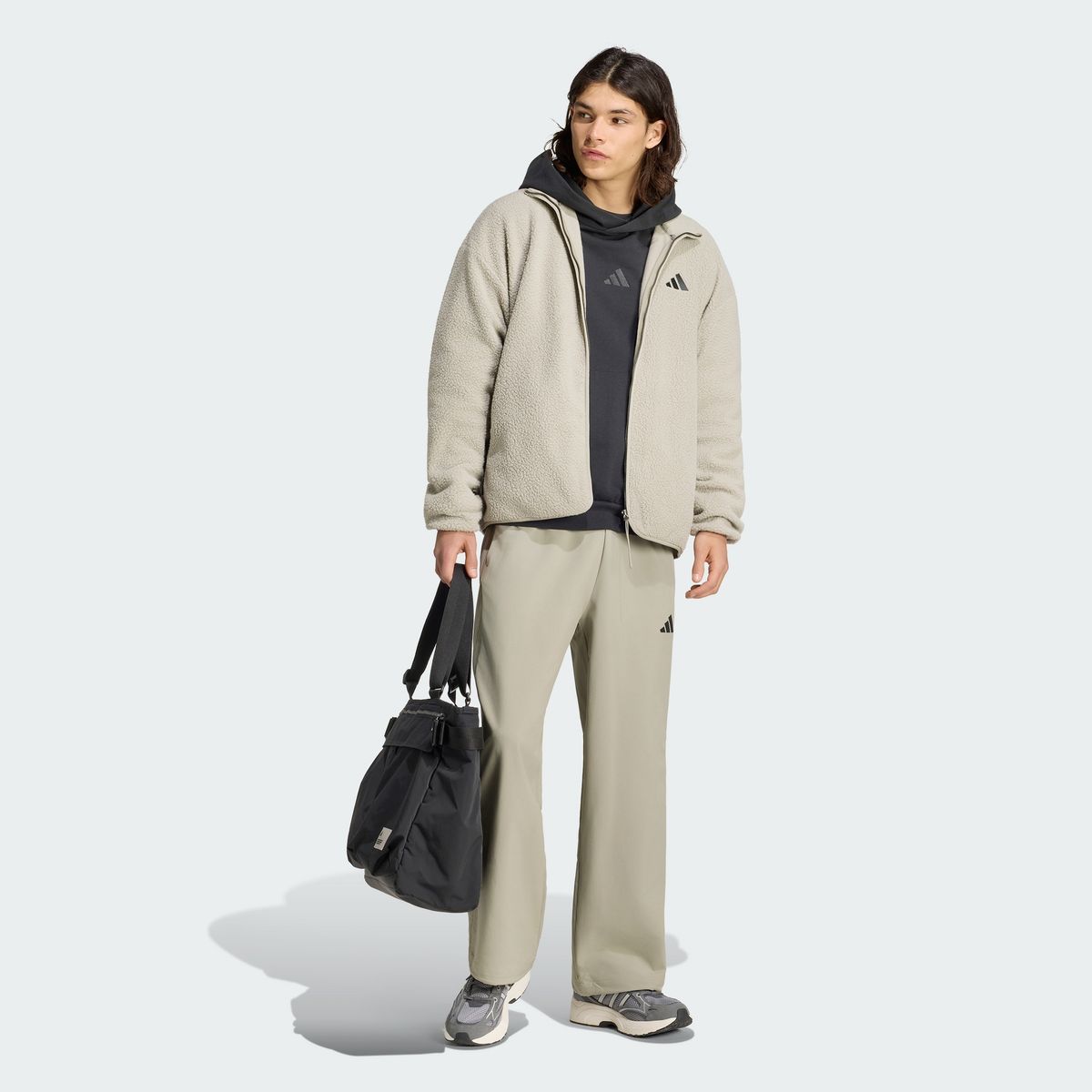 아디다스(ADIDAS) 씨티테크 Q4 웜 플리스재킷 M KV2132