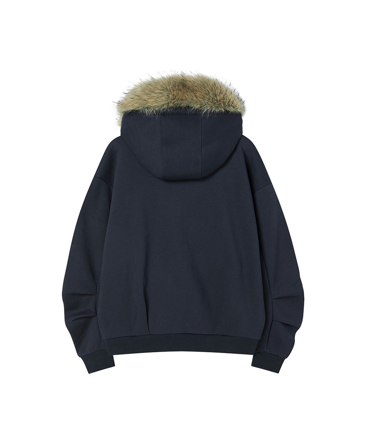 엔와이엑스엑스(NYXX) FLIGHT FUR HOOD ZIP-UP NAVY