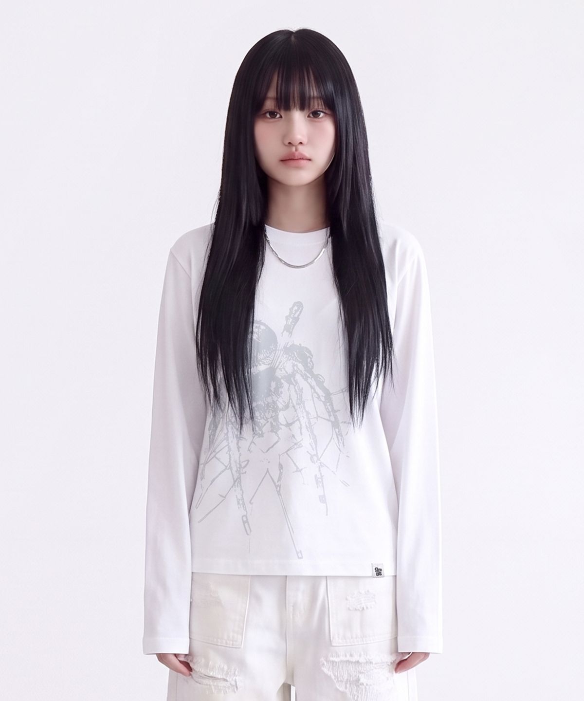 그레이버(GRAVER) [UNISEX]HARMLES 롱슬리브_3color