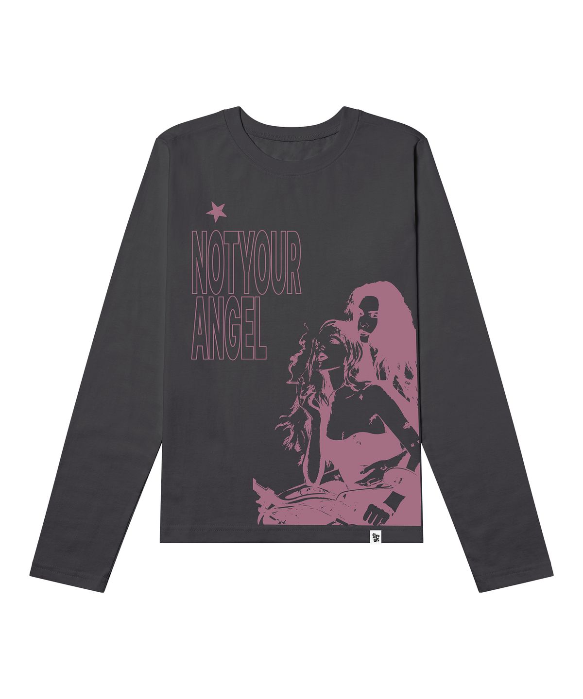 그레이버(GRAVER) [UNISEX]NOT YOUR ANGEL 롱슬리브_4color