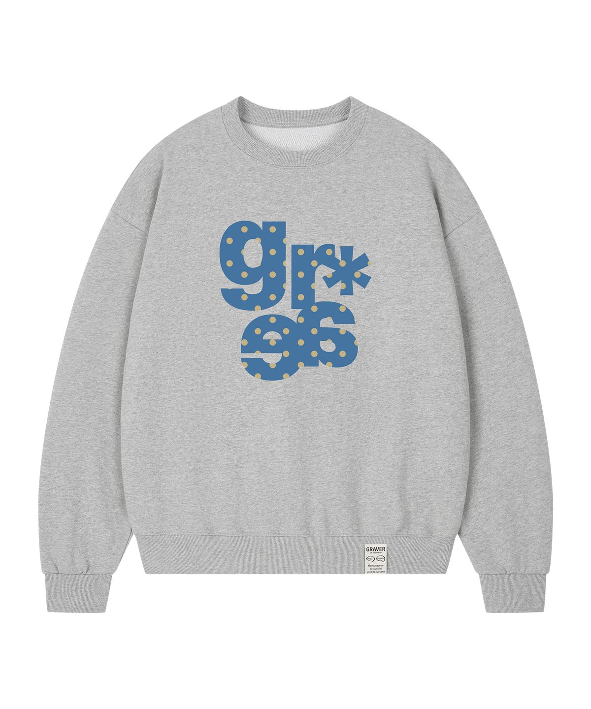 그레이버(GRAVER) [UNISEX]GRAE-S DOT 맨투맨_4color