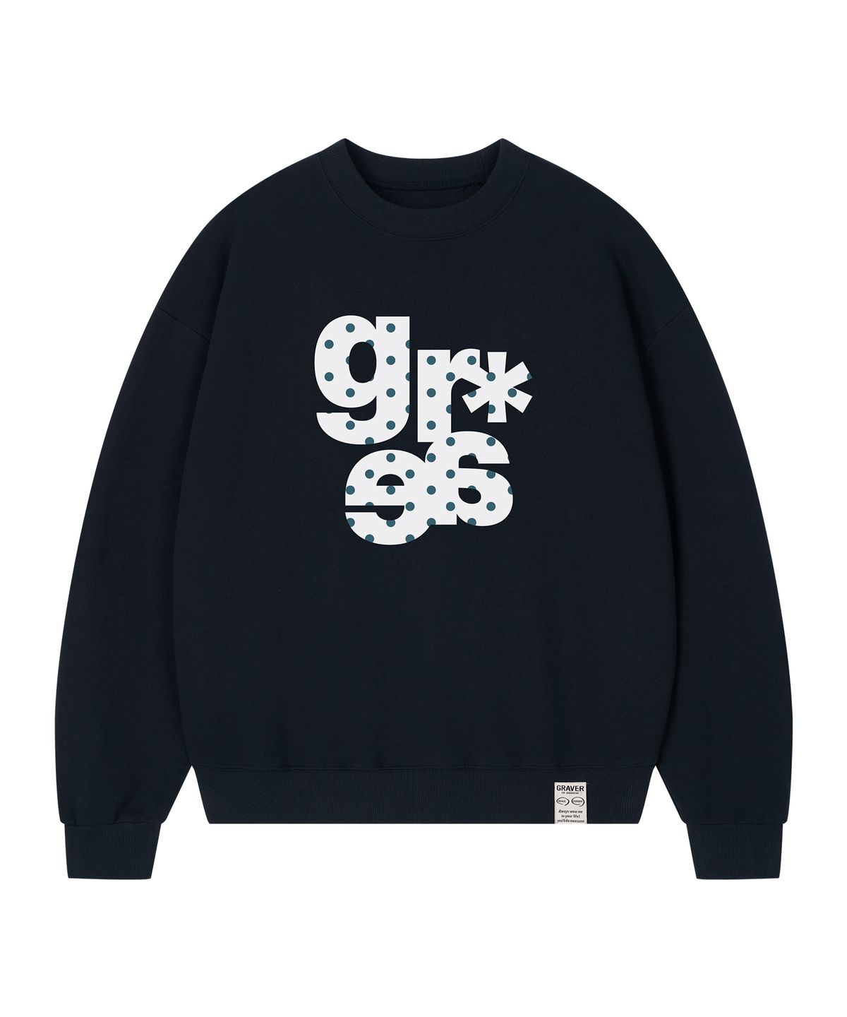 그레이버(GRAVER) [UNISEX]GRAE-S DOT 맨투맨_4color