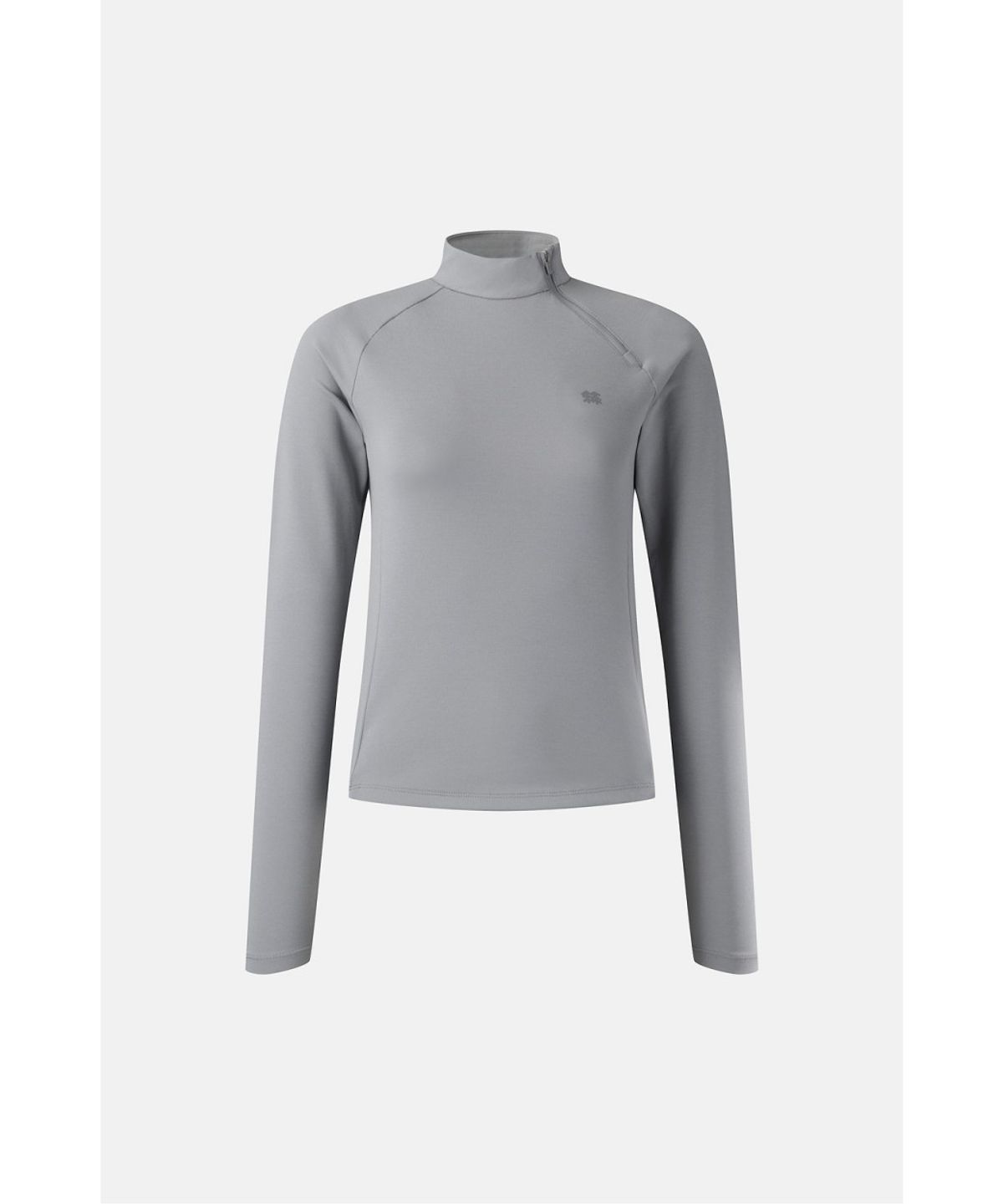 코오롱스포츠(KOLON SPORT) 여성 모크넥 사선 집업 맨투맨 JKTBA26112GRY