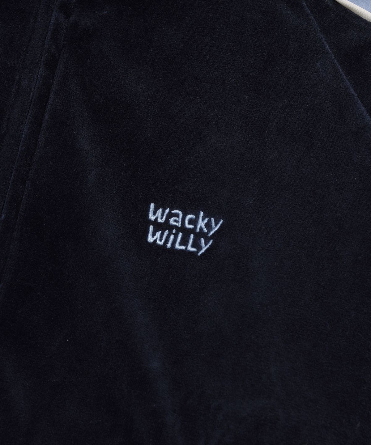 와키윌리(WACKY WILLY) 벨로 트랙 자켓 네이비