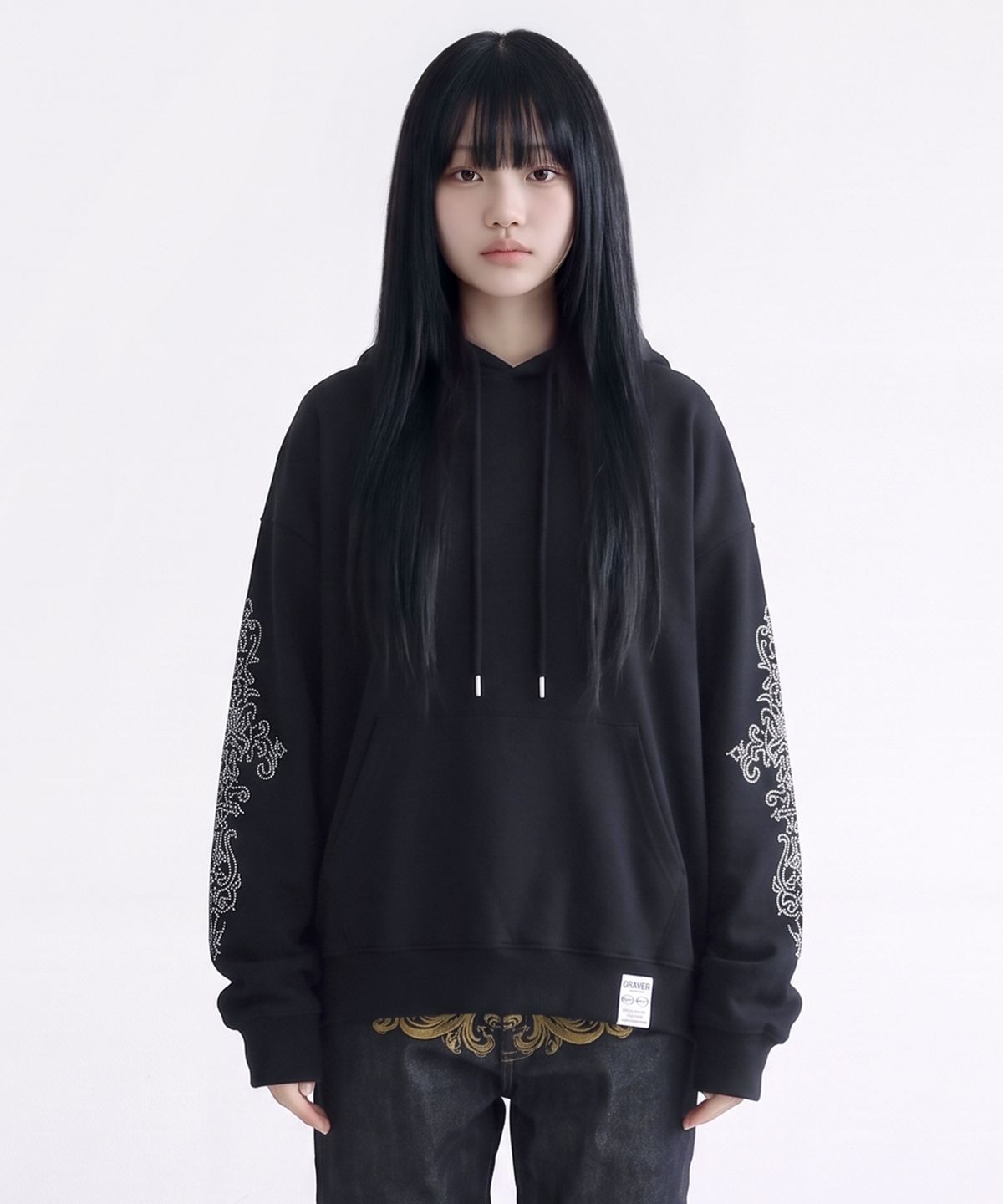 그레이버(GRAVER) [UNISEX]SIM SLEEVE 후드_3color