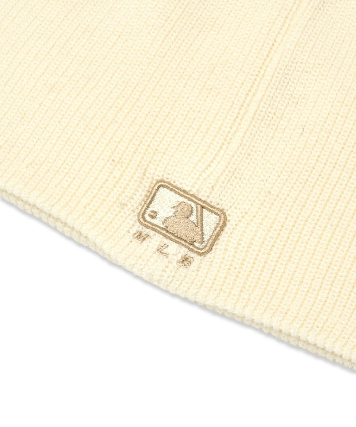 엠엘비(MLB) 페미닌 노 커프스 비니 LA (Ptn.Cream)