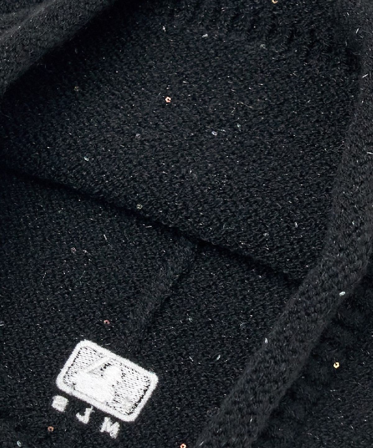엠엘비(MLB) 스팽글 루즈핏 롱비니 NY (Black)