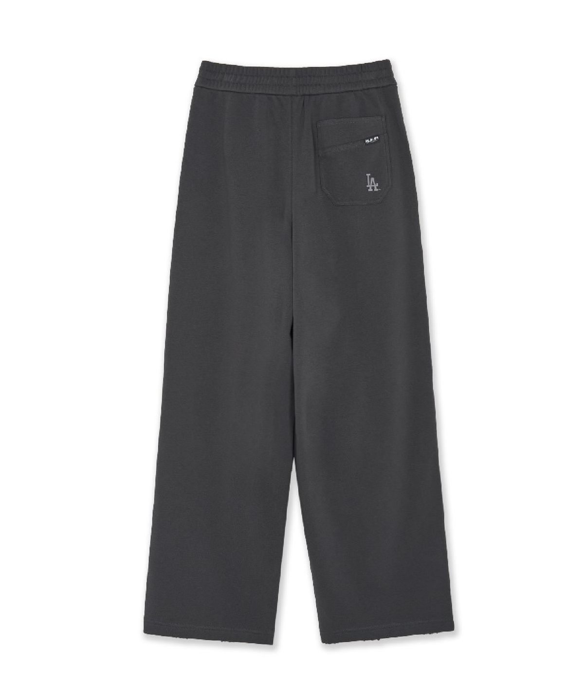 엠엘비(MLB) 바시티 빈티지 레터링 와이드 팬츠 LA (D.Charcoal Grey)