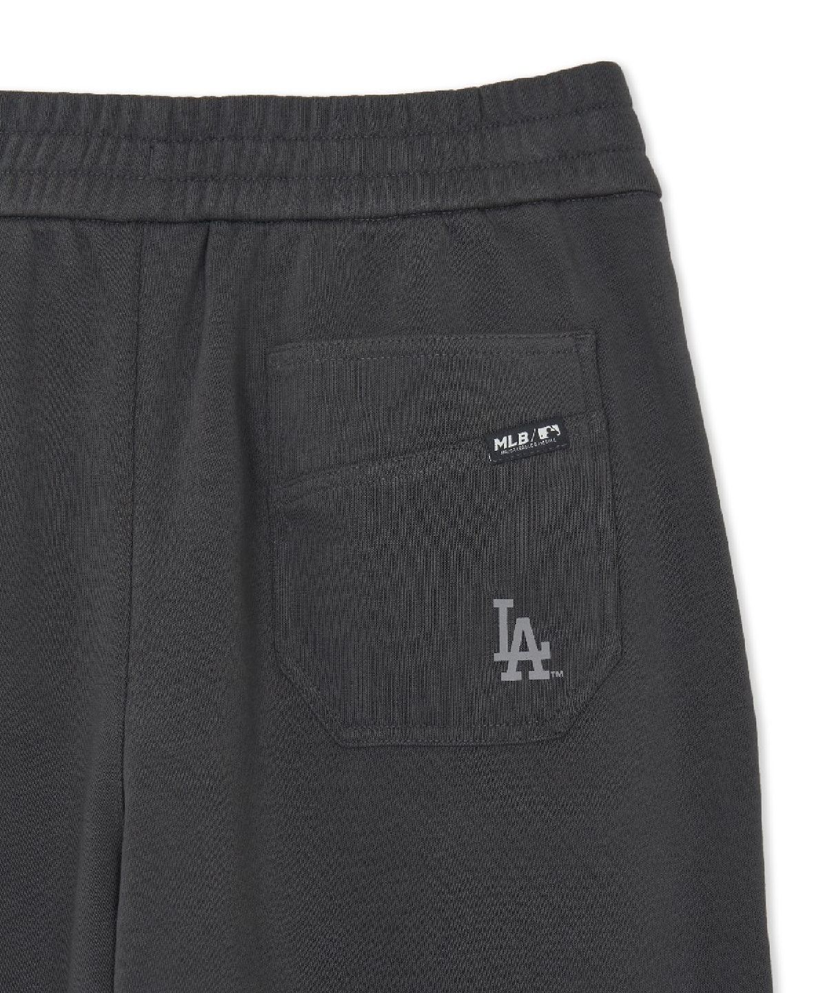 엠엘비(MLB) 바시티 빈티지 레터링 와이드 팬츠 LA (D.Charcoal Grey)
