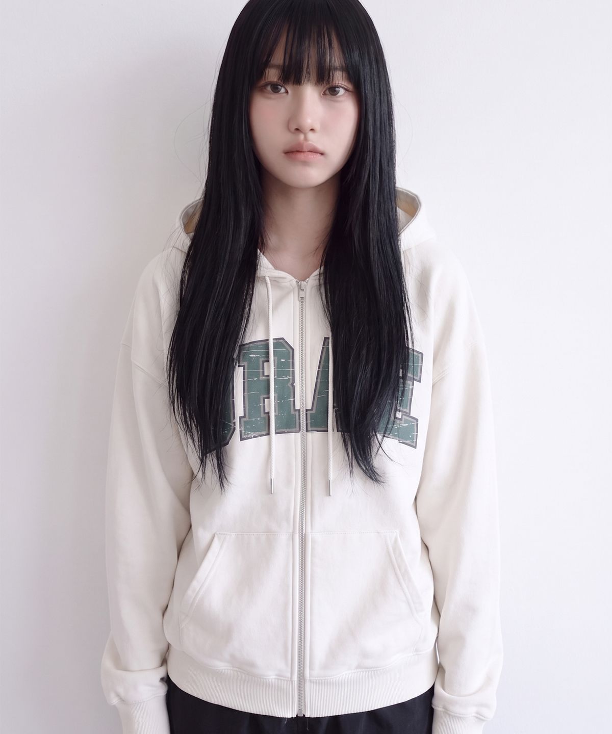 그레이버(GRAVER) [UNISEX]9RAE VINTAGE 후드집업_4color