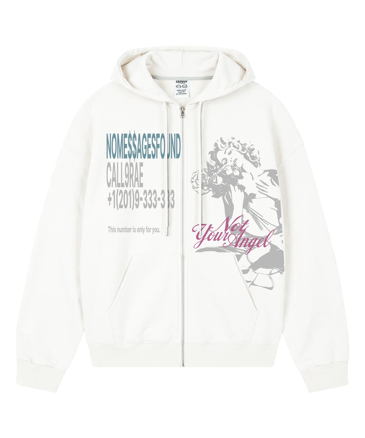 그레이버(GRAVER) [UNISEX]CALL 9RAE 후드집업_3color