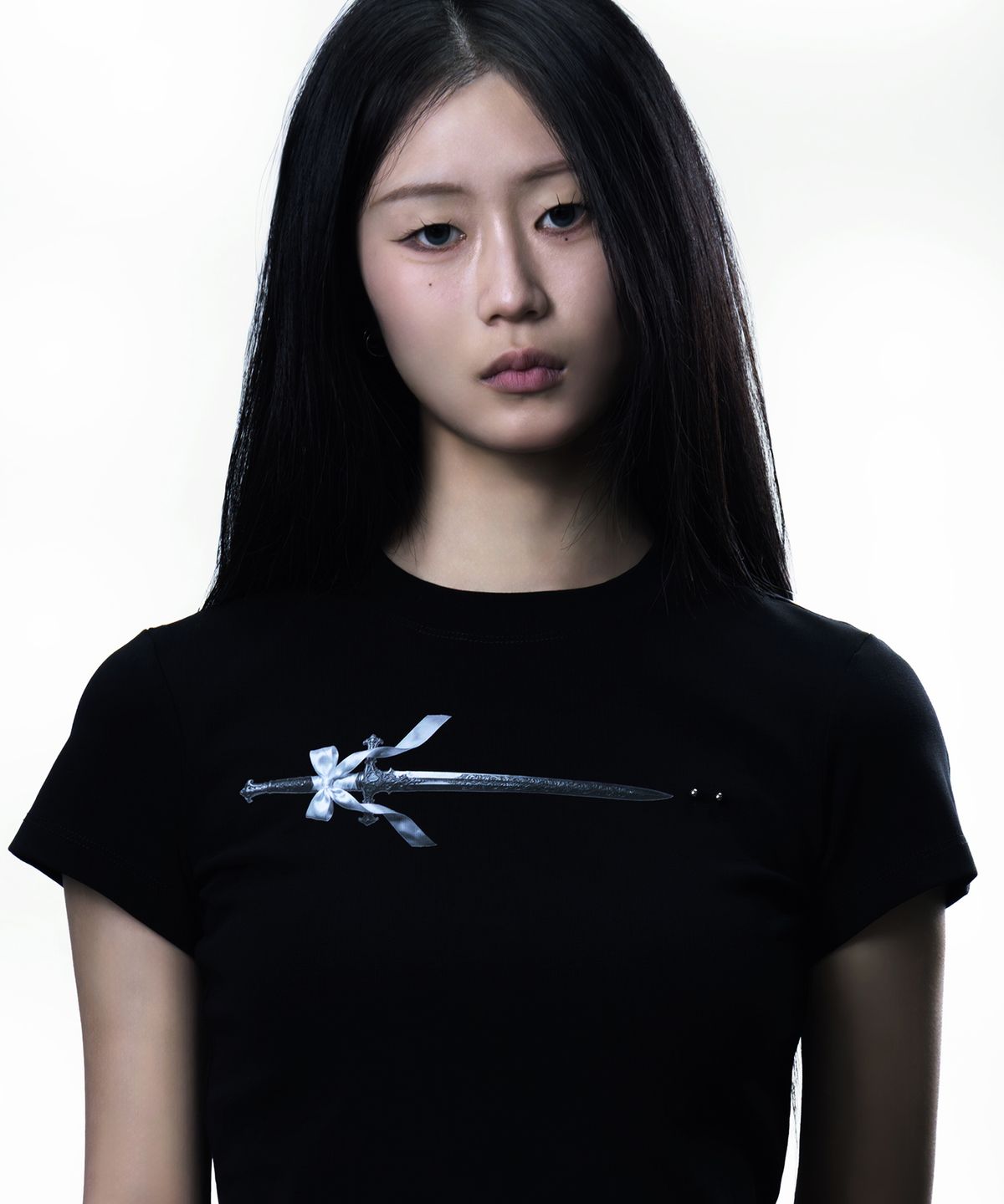 알트코드 아카이브(ALTCODE ARCHIVE) 프루아 소드 보우 슬림 탑 블랙