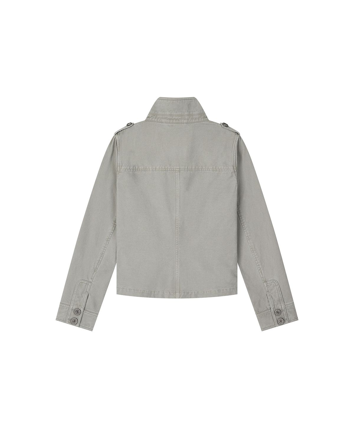 로타입(ROUGHTYPE) Washed Double Button Work Jacket - Light beige