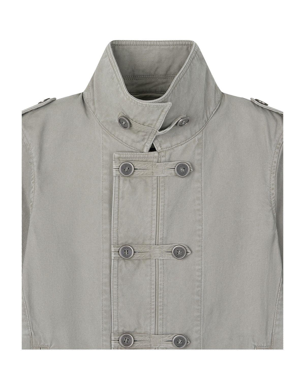 로타입(ROUGHTYPE) Washed Double Button Work Jacket - Light beige