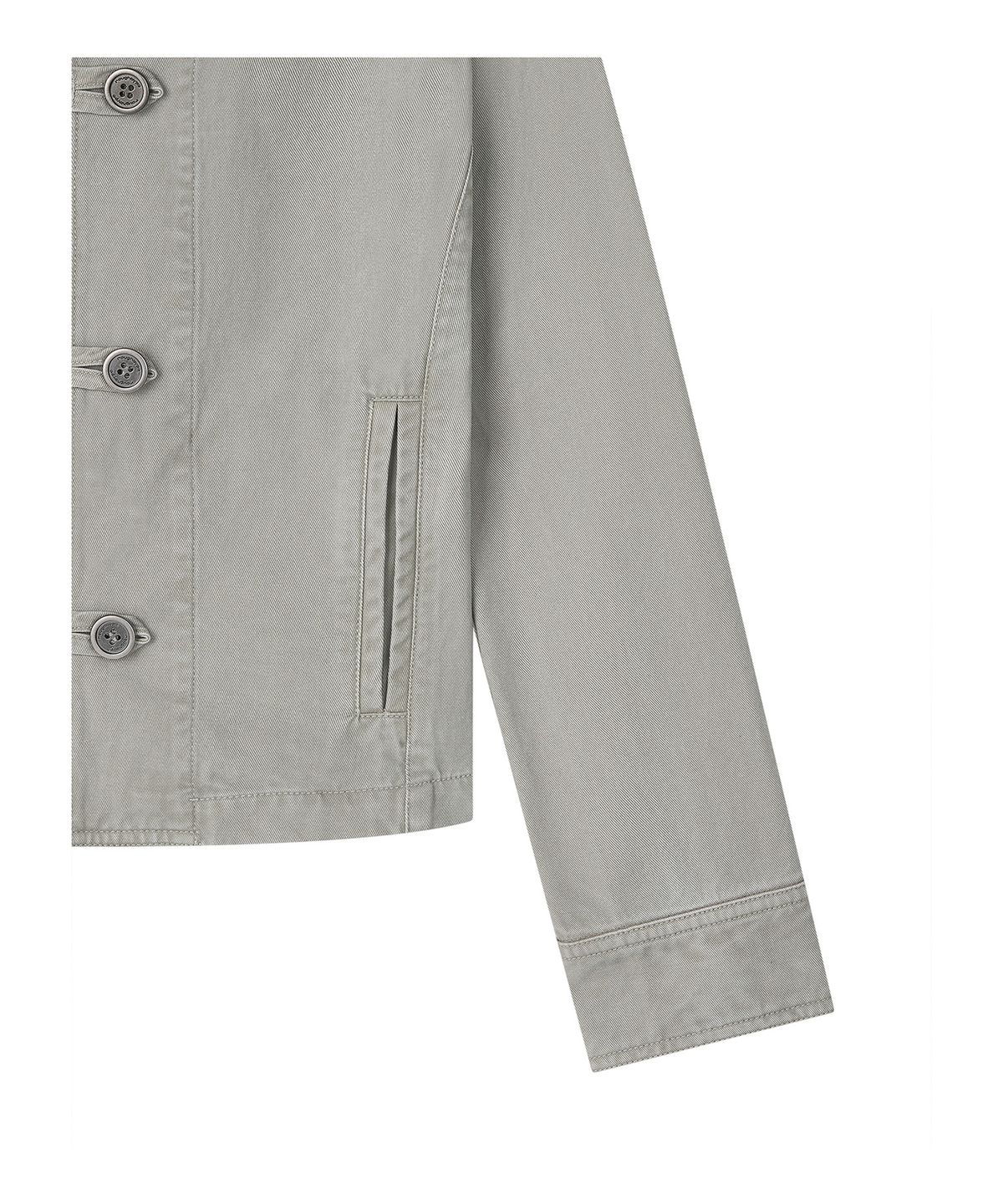 로타입(ROUGHTYPE) Washed Double Button Work Jacket - Light beige
