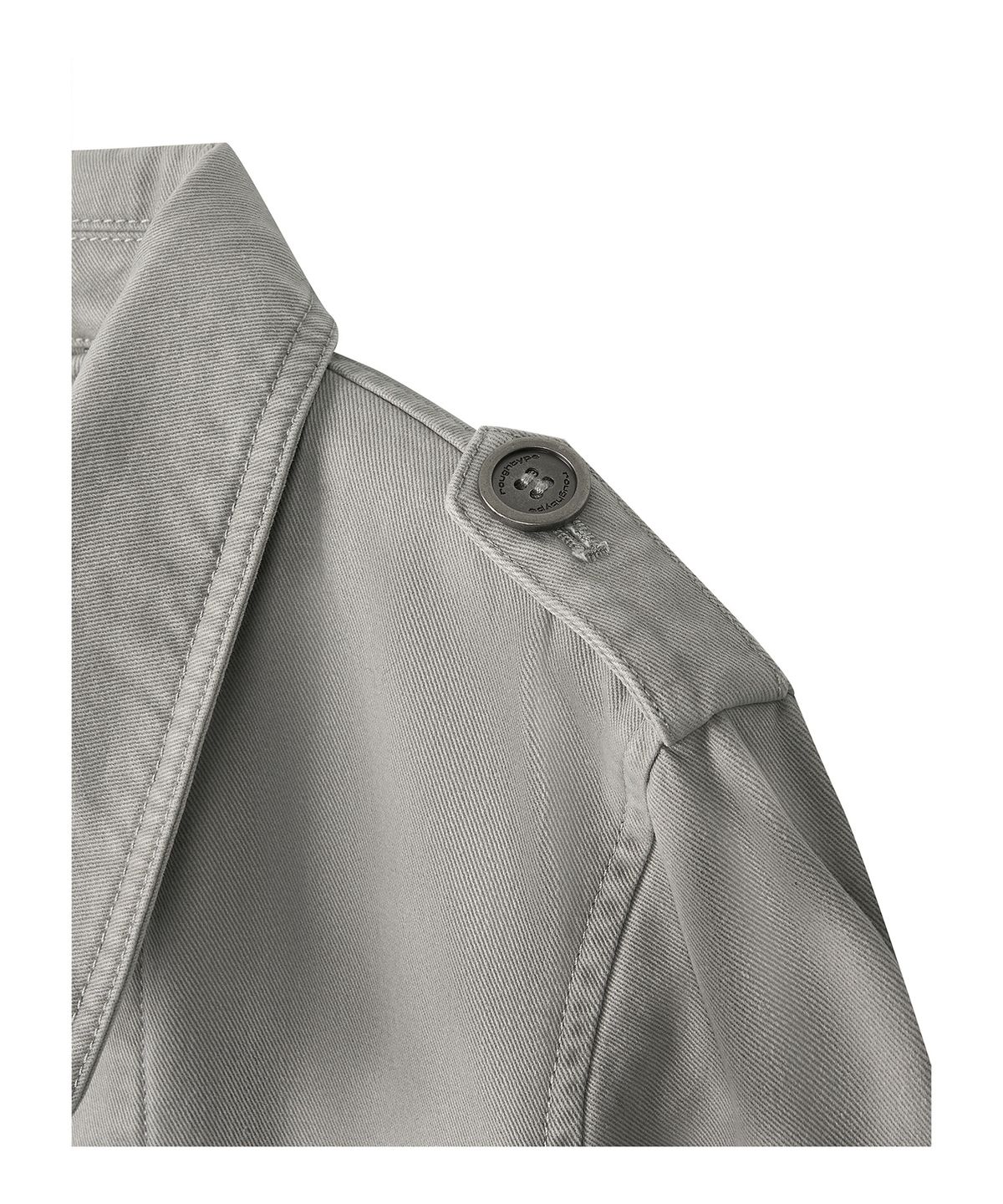 로타입(ROUGHTYPE) Washed Double Button Work Jacket - Light beige