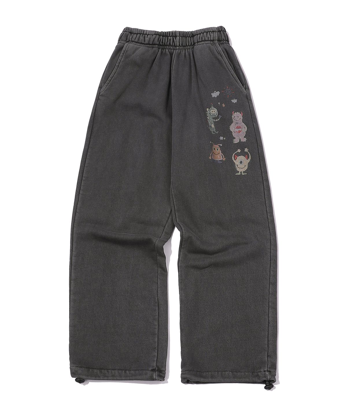 꼼파뇨 키즈(CPGN KIDS) KIDS 해피 데이 피그먼트 스웨트팬츠 스모크블랙