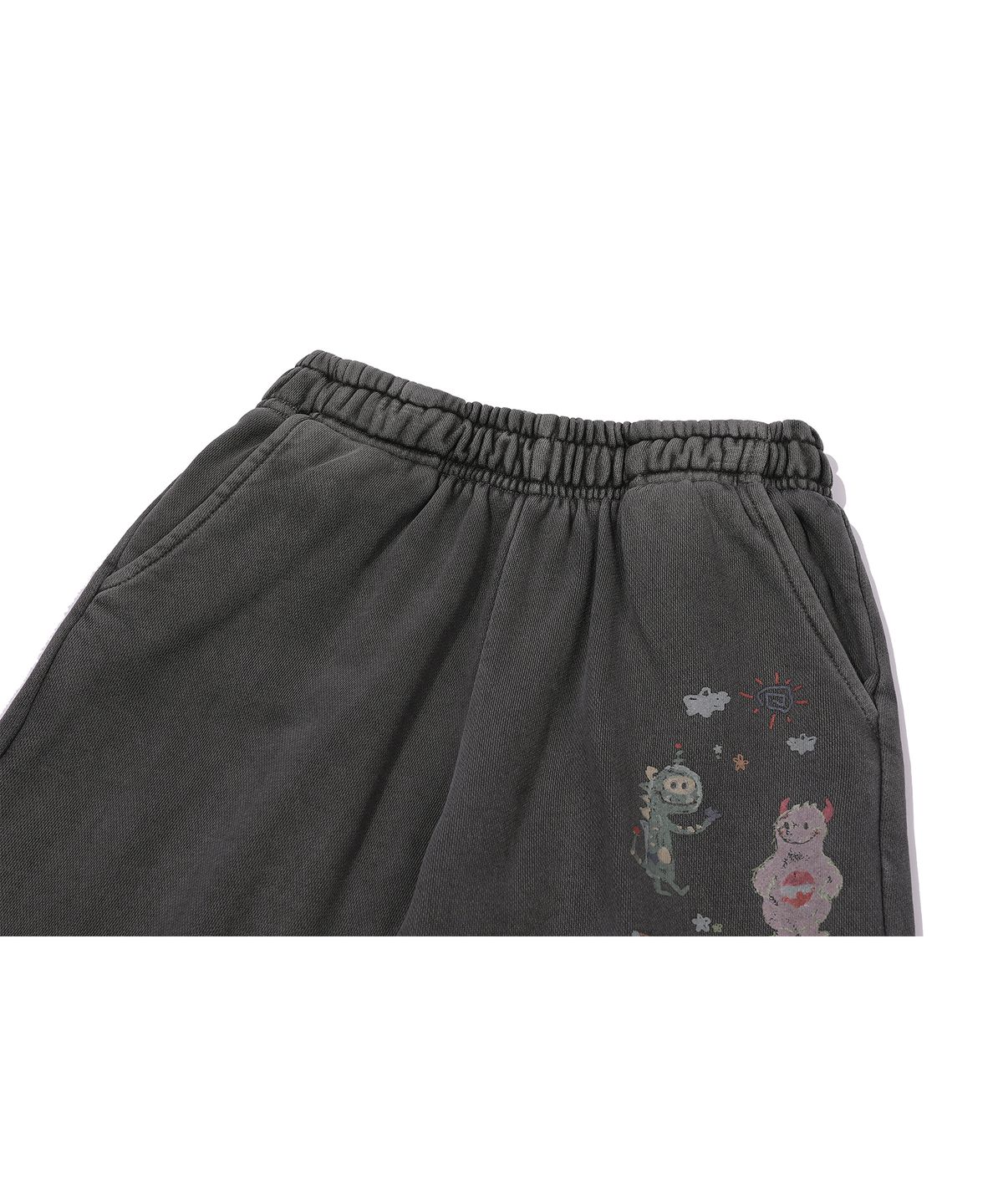 꼼파뇨 키즈(CPGN KIDS) KIDS 해피 데이 피그먼트 스웨트팬츠 스모크블랙