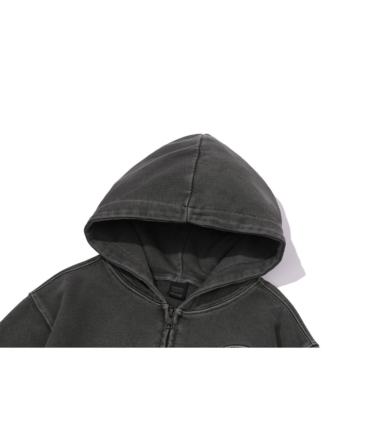 꼼파뇨 키즈(CPGN KIDS) KIDS 슬리브 스타 피그먼트 후드집업 스모크블랙