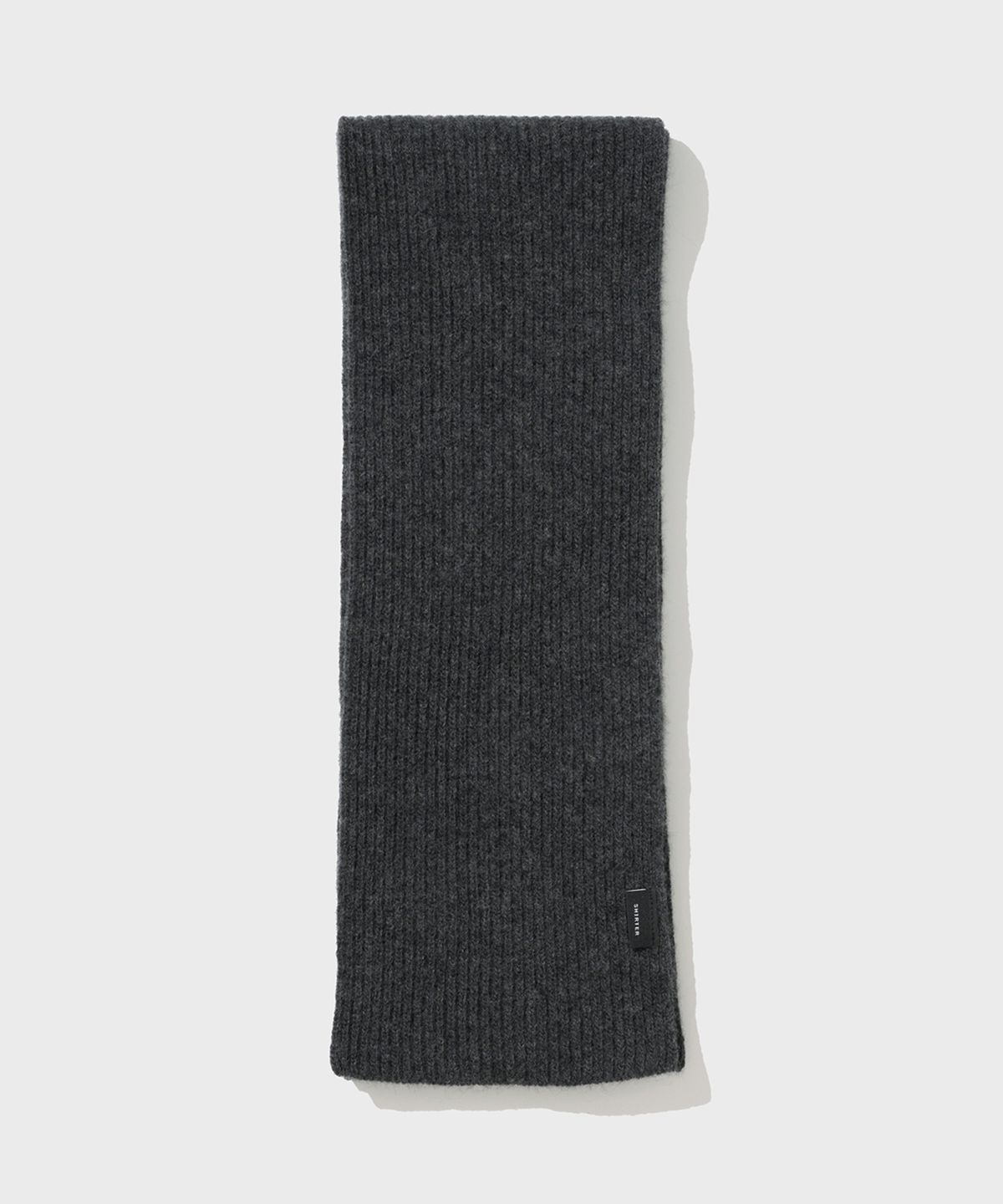 셔터(SHIRTER) CASHMERE BLENDED WOOL MUFFLER (CHARCOAL)