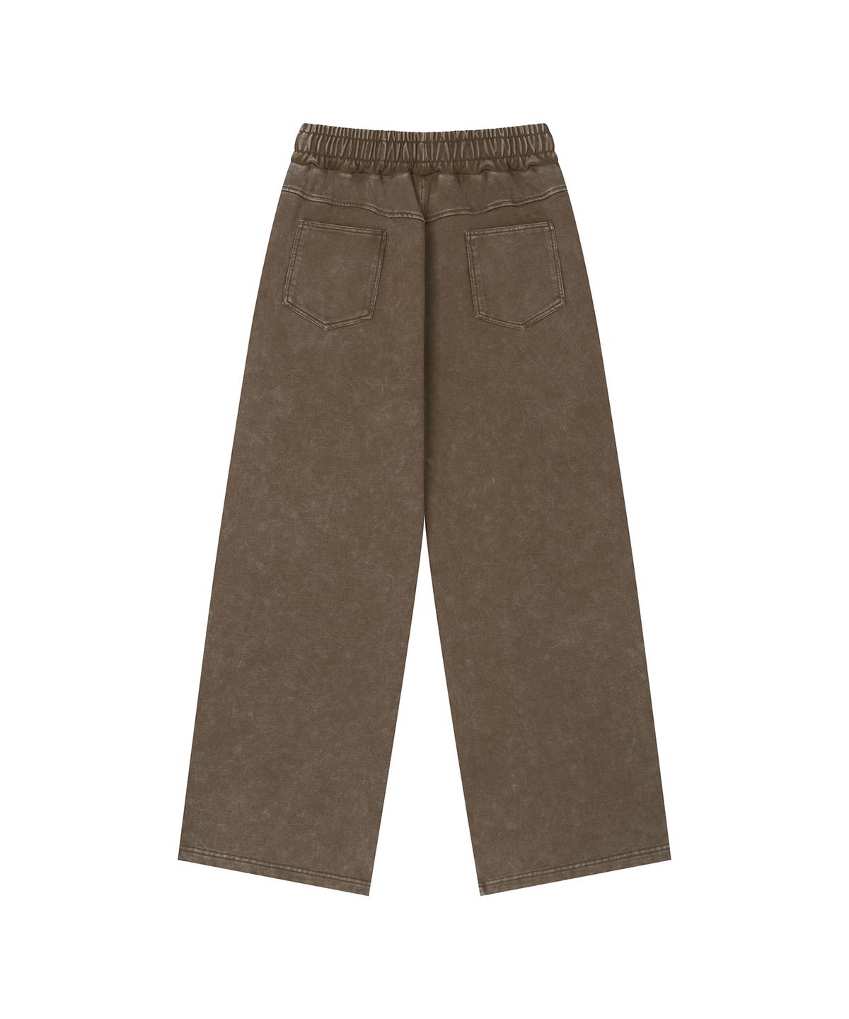 로타입(ROUGHTYPE) Pigment Stud Sweat Pants - Khaki brown