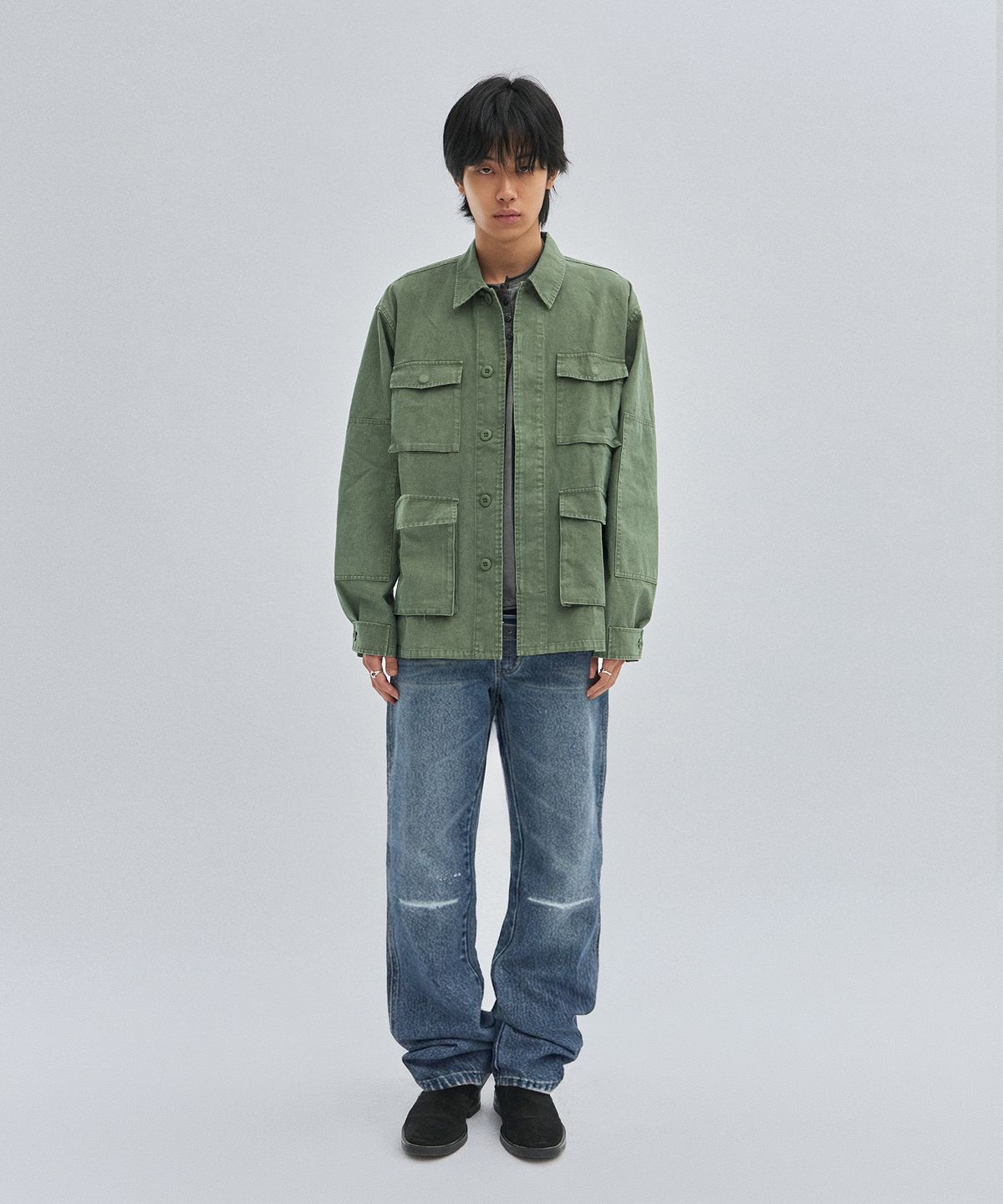 스웨이드(SUADE) M65 FIELD JACKET [WASHING KHAKI]