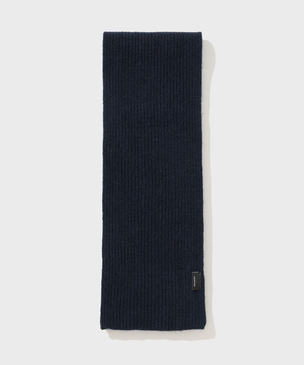 셔터(SHIRTER) CASHMERE BLENDED WOOL MUFFLER (NAVY)