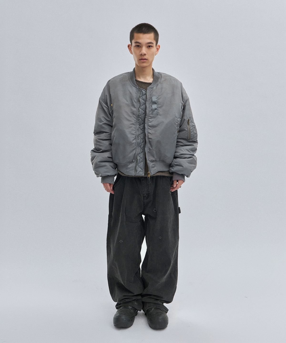 스웨이드(SUADE) WASHED MA-1 [WASHING GRAY]