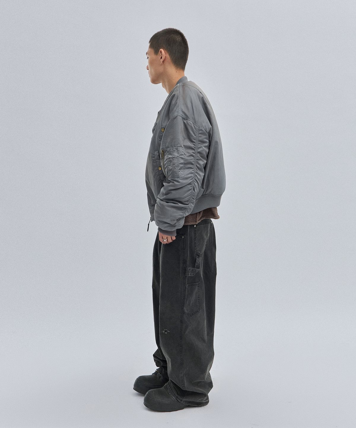 스웨이드(SUADE) WASHED MA-1 [WASHING GRAY]