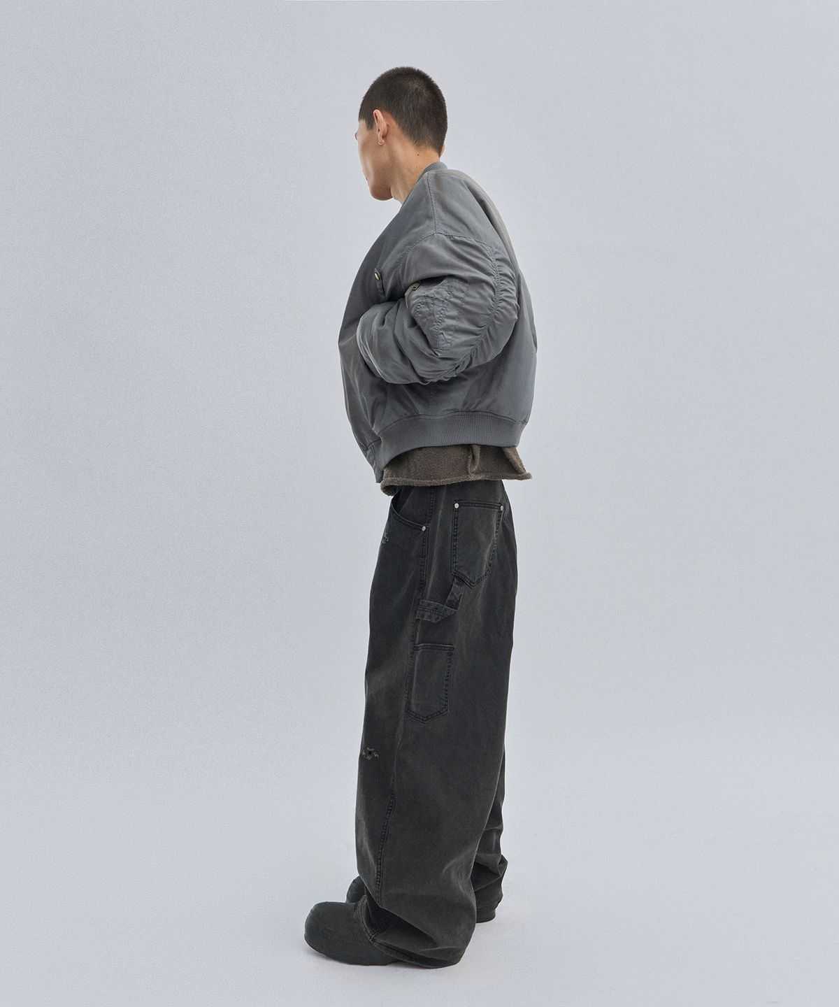 스웨이드(SUADE) WASHED MA-1 [WASHING GRAY]