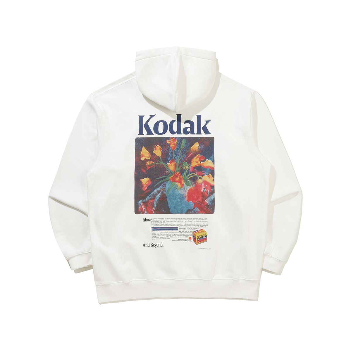 코닥(KODAK) 씨너리 후드 티셔츠 WHITE