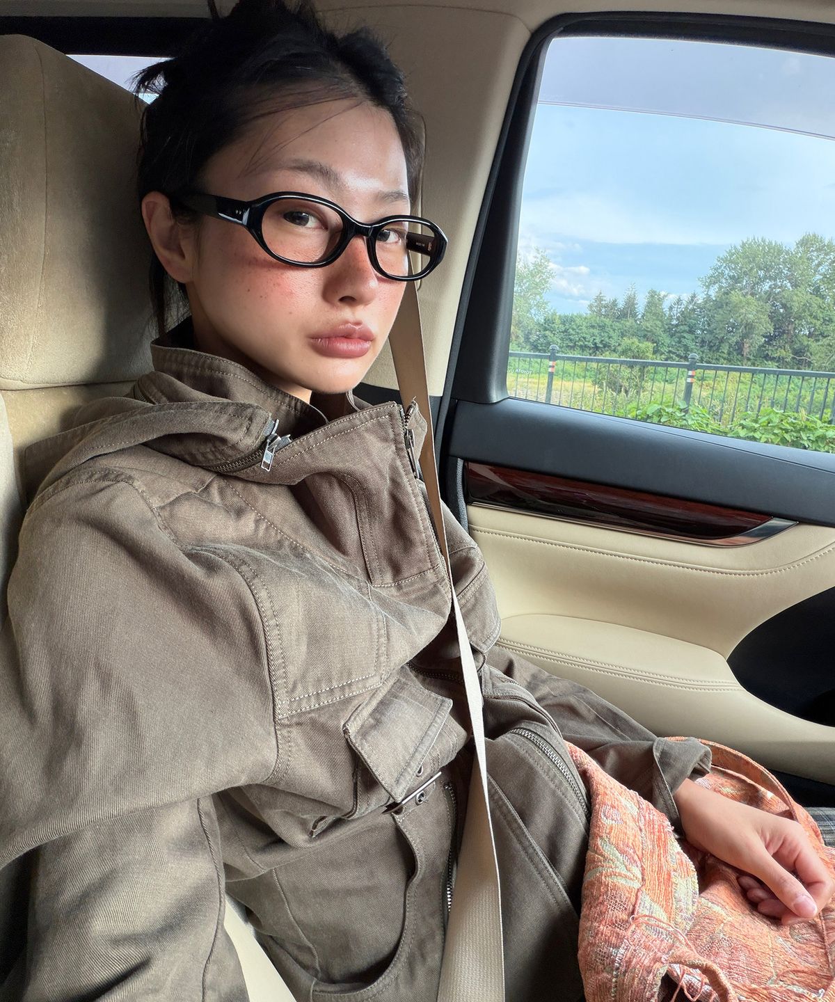 로타입(ROUGHTYPE) Utility Hooded Field Jacket - Khaki