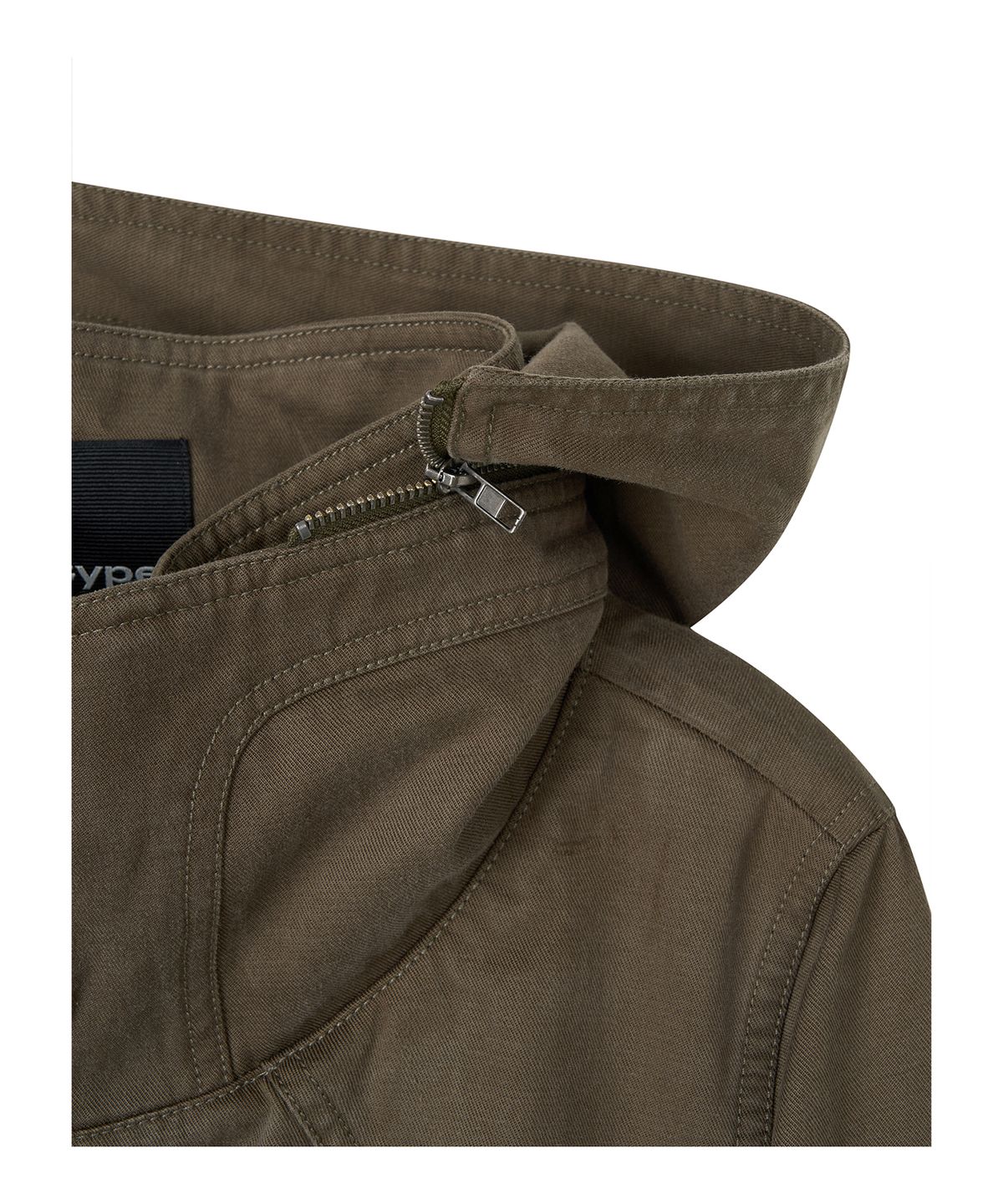 로타입(ROUGHTYPE) Utility Hooded Field Jacket - Khaki