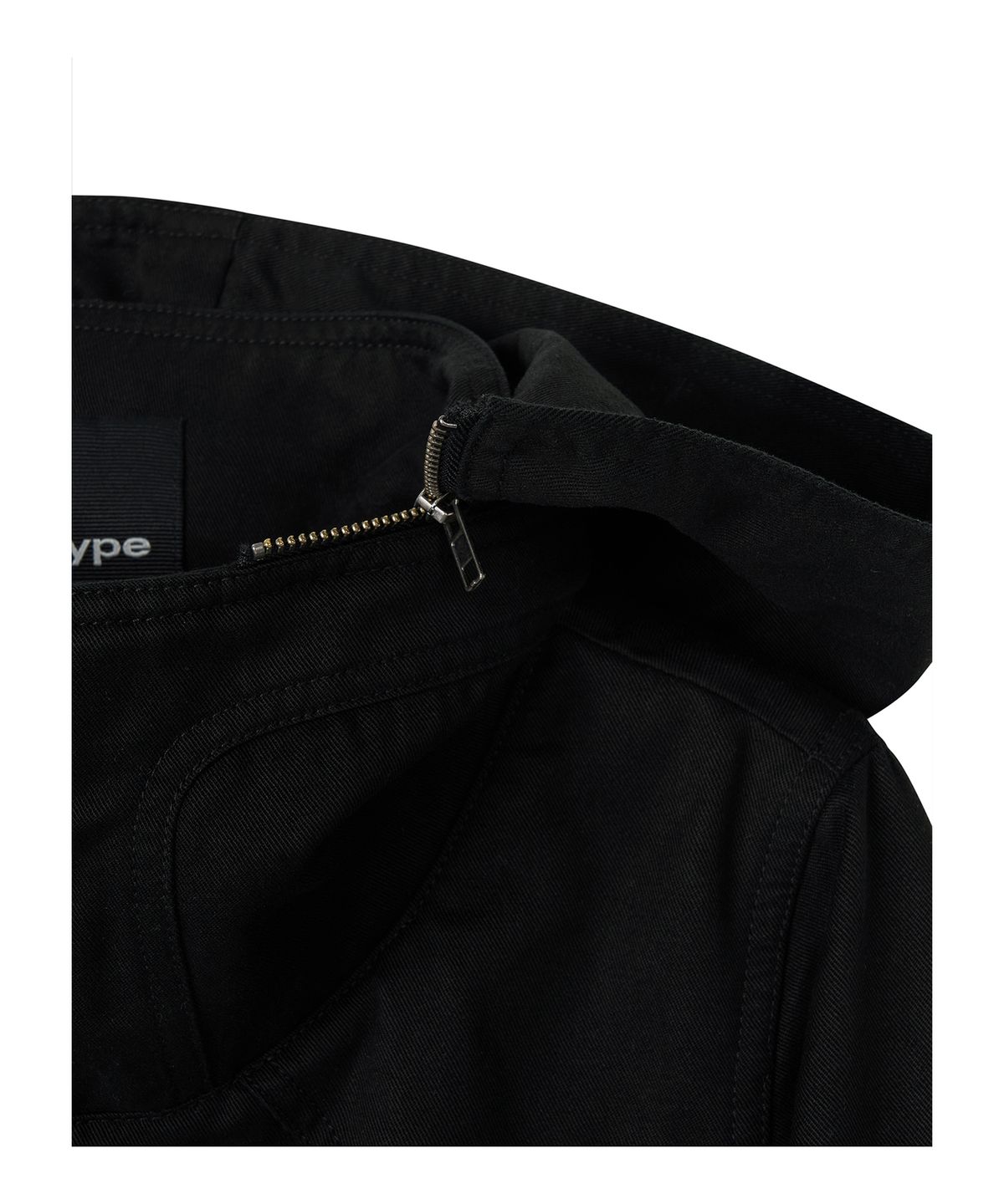 로타입(ROUGHTYPE) Utility Hooded Field Jacket - Black