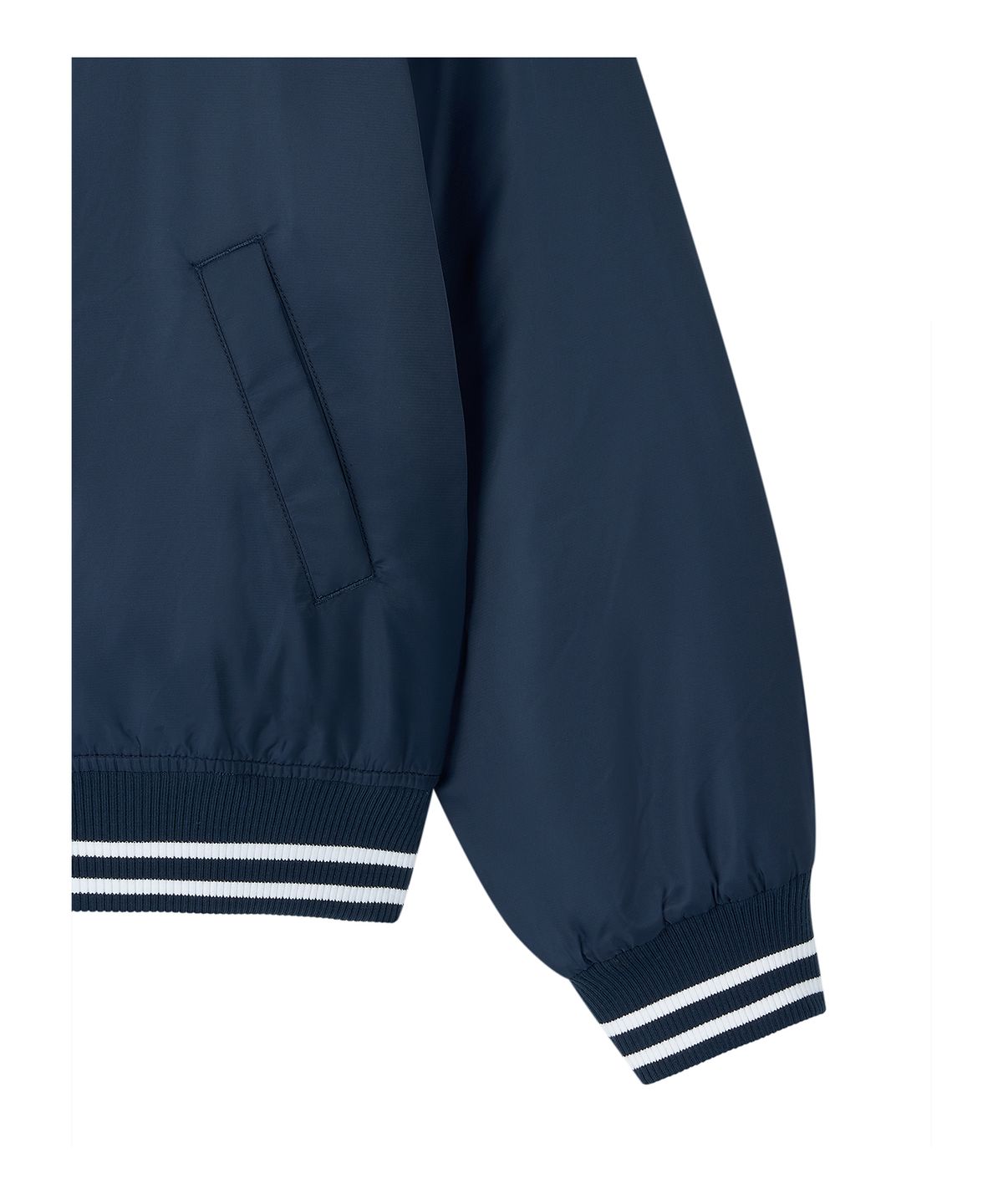로타입(ROUGHTYPE) Patch Logo Stadium Jacket - Navy
