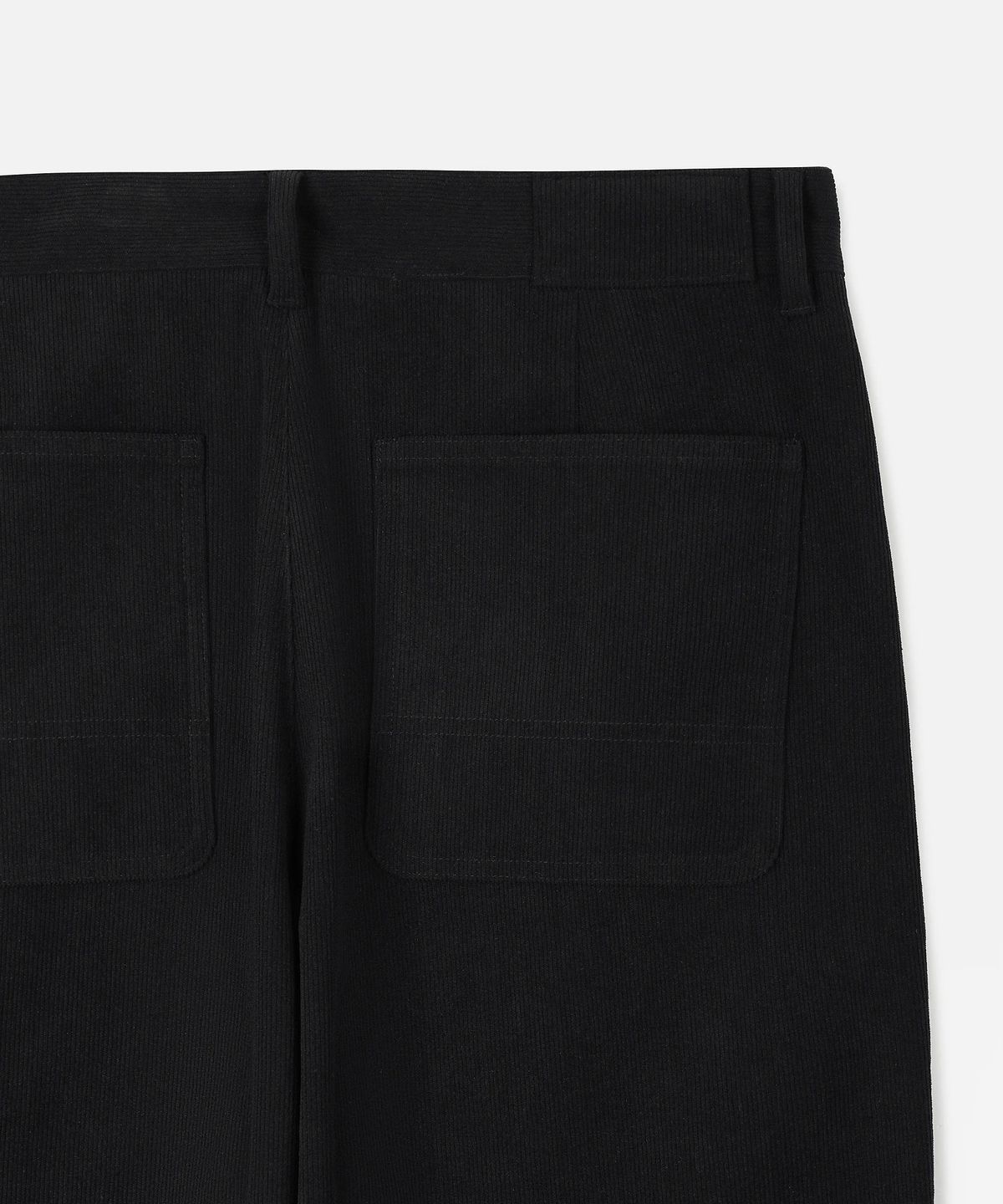 247시리즈(247SERIES) CORDUROY 와이드 팬츠 BLACK