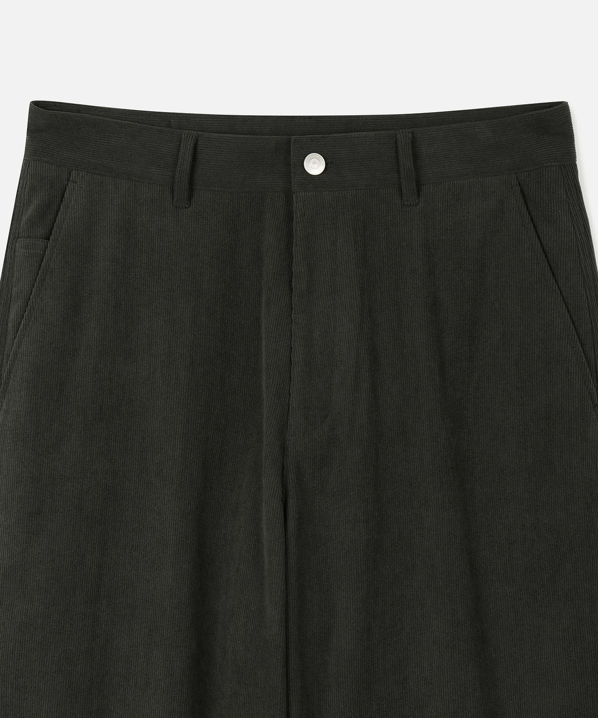 247시리즈(247SERIES) CORDUROY 와이드 팬츠 CHARCOAL