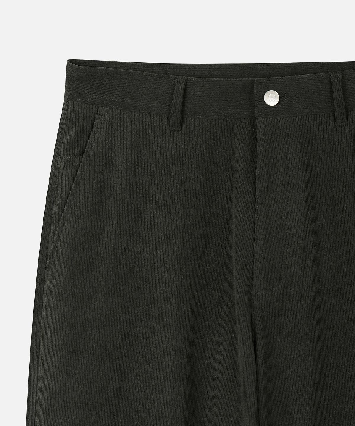 247시리즈(247SERIES) CORDUROY 와이드 팬츠 CHARCOAL