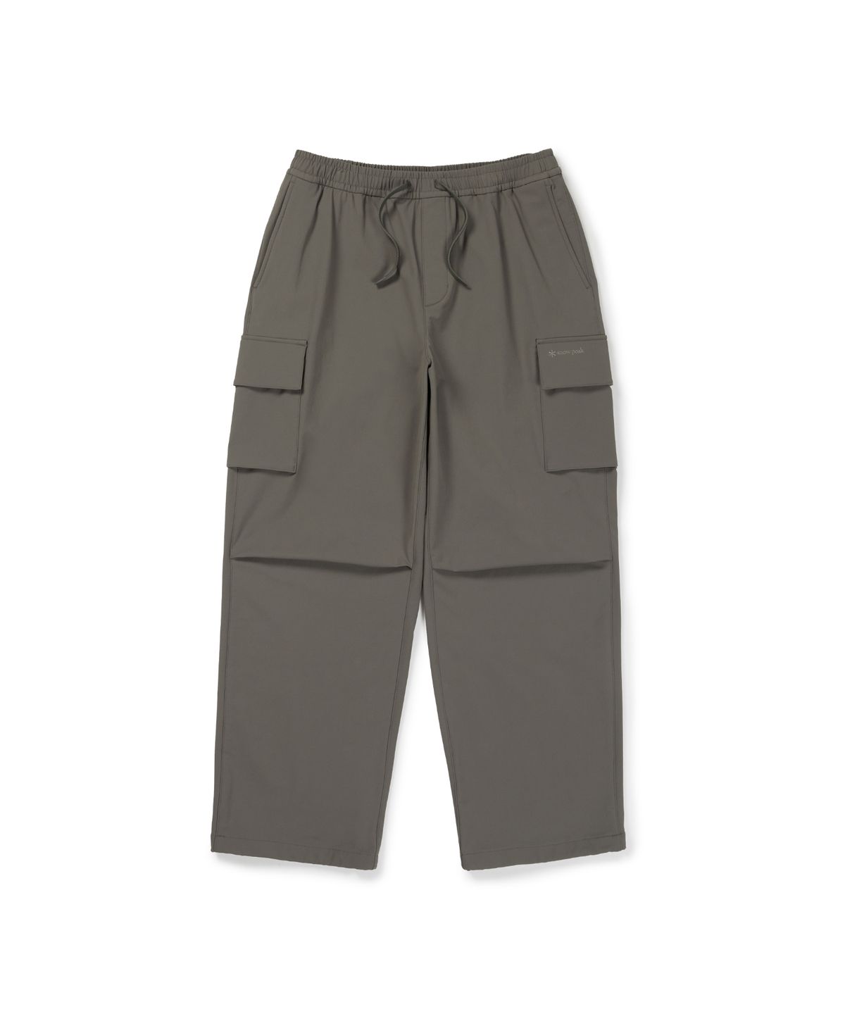 스노우피크 어패럴(SNOWPEAK APPAREL) 라고 약기모 카고 스트링 팬츠 (S26WMTPT32) Dark Khaki