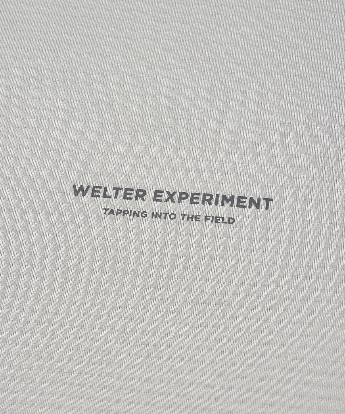 웰터 익스페리먼트(WELTER EXPERIMENT) 써모스퀘어 플리스 롱슬리브 티셔츠 화이트