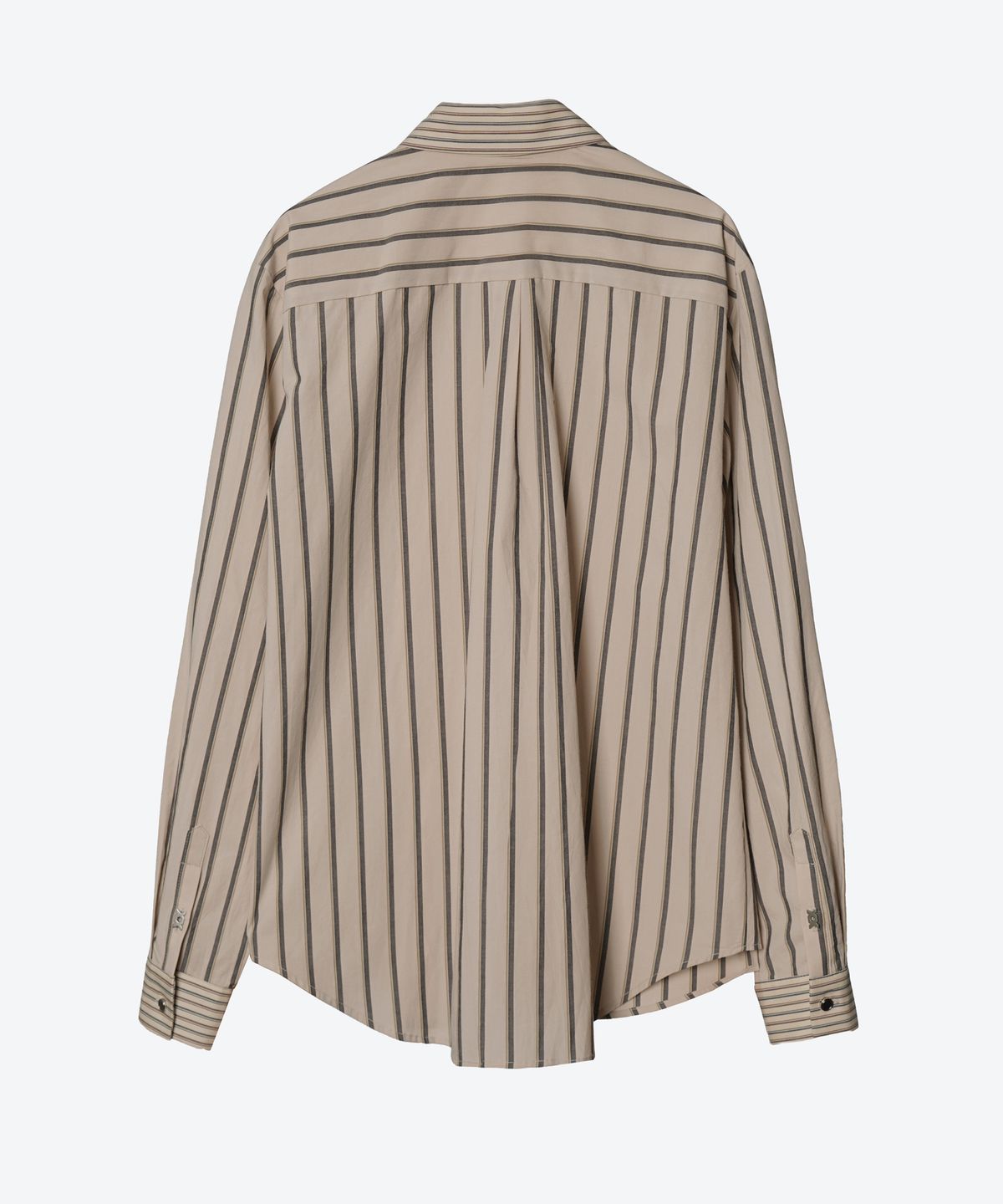 언티지(UNTAGE) 투톤 스트라이프 셔츠[Beige(UNISEX)]_UTS-SS76