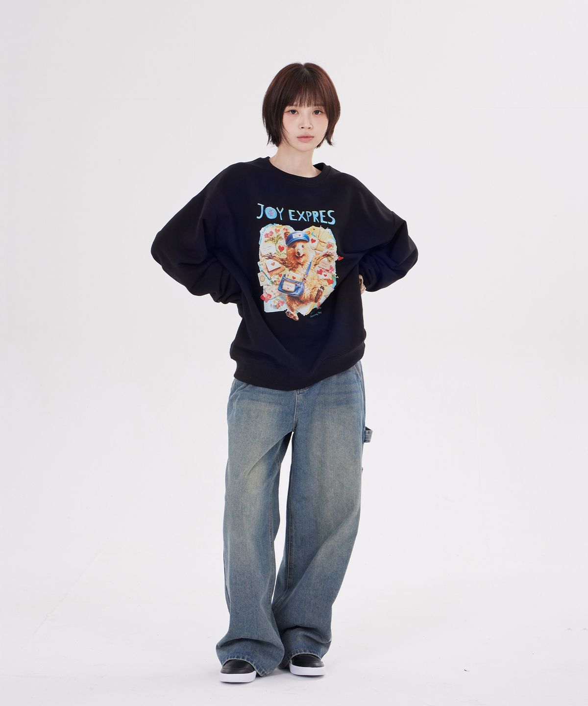 디스펑트(DYSFUNCT) JOY EXPRESS SWEATSHIRT(NAVY)