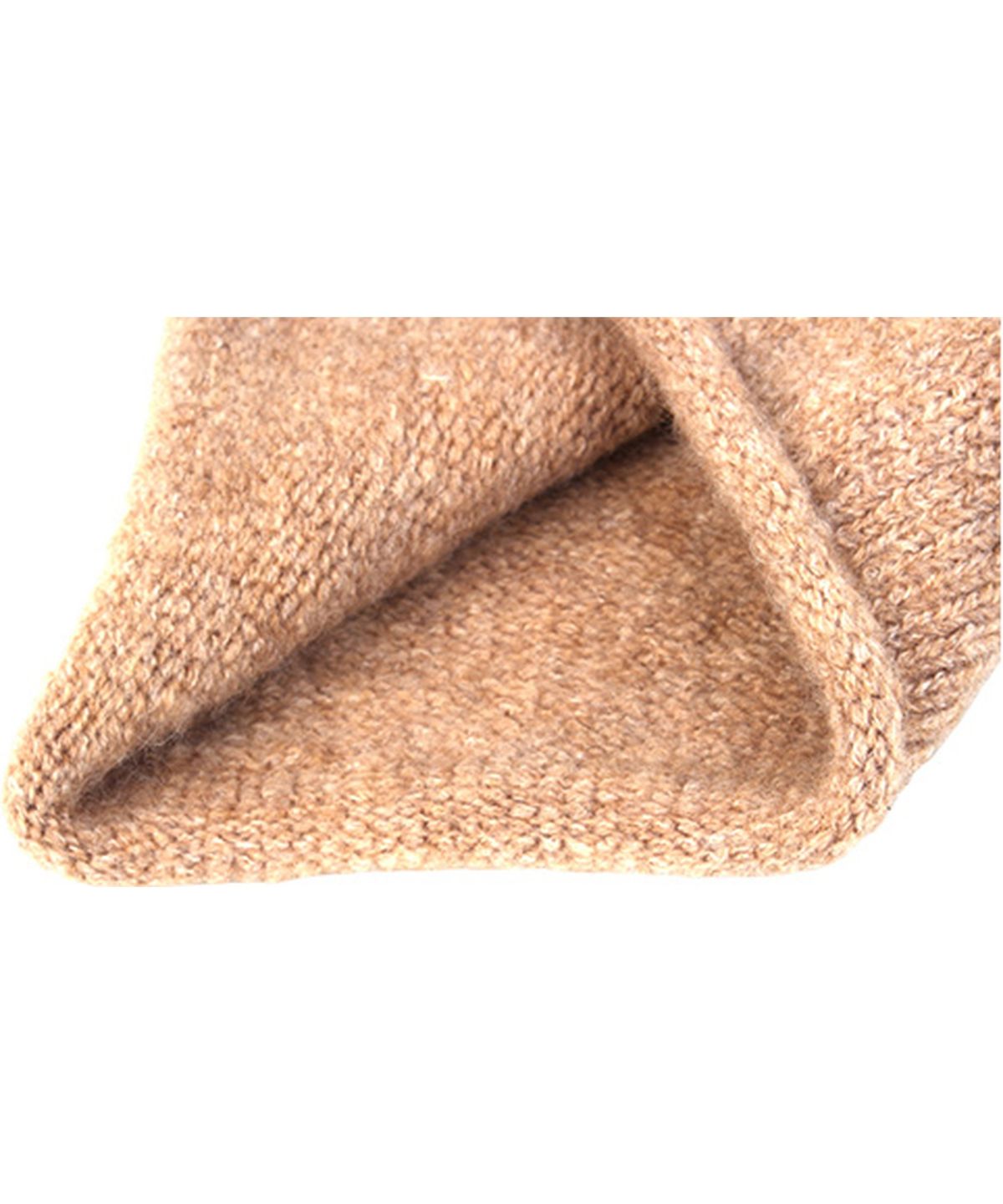 유니버셜 케미스트리(UNIVERSAL CHEMISTRY) Wool Beige Roll-up Long Beanie 롱비니